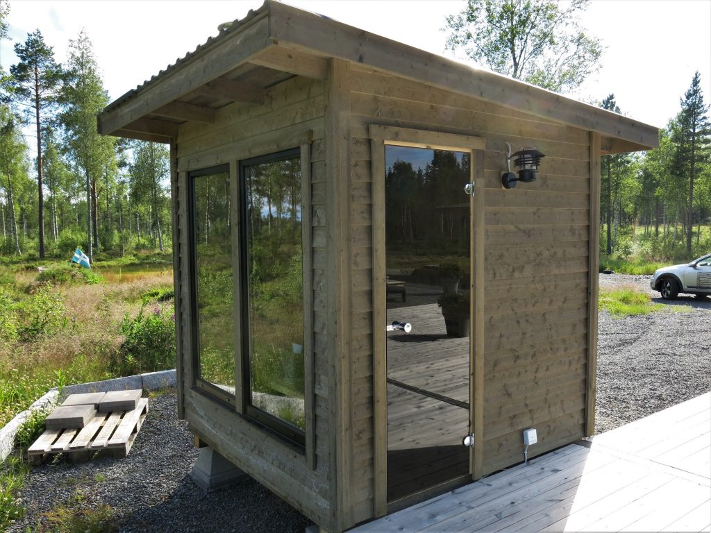 Bastu utan relaxavdelning