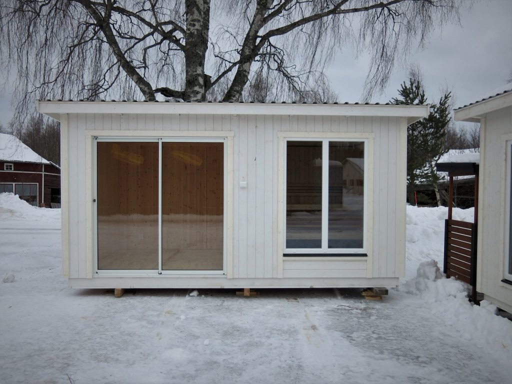 fristående isolerad bastu