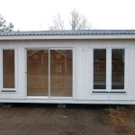 Bastu med vacker relaxavdelning