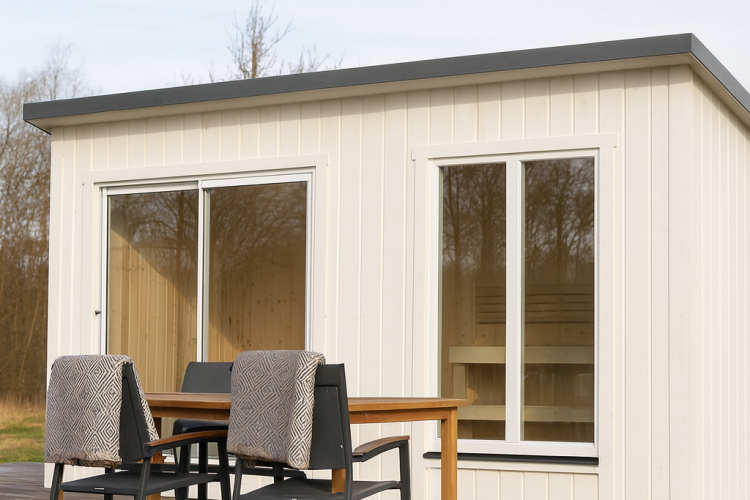 fristående isolerad bastu