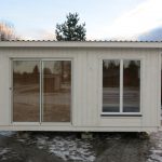 En bastu med relaxavdelning