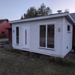 bastu med våtrumsmatta