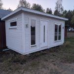 bastu med våtrumsmatta