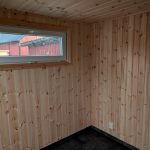 bastu med våtrumsmatta