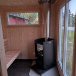 bastu med våtrumsmatta