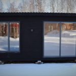 Snygg och funktionell bastu