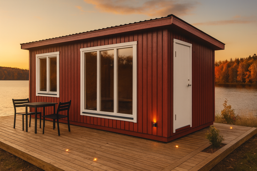 Bastustuga med smarta lösningar